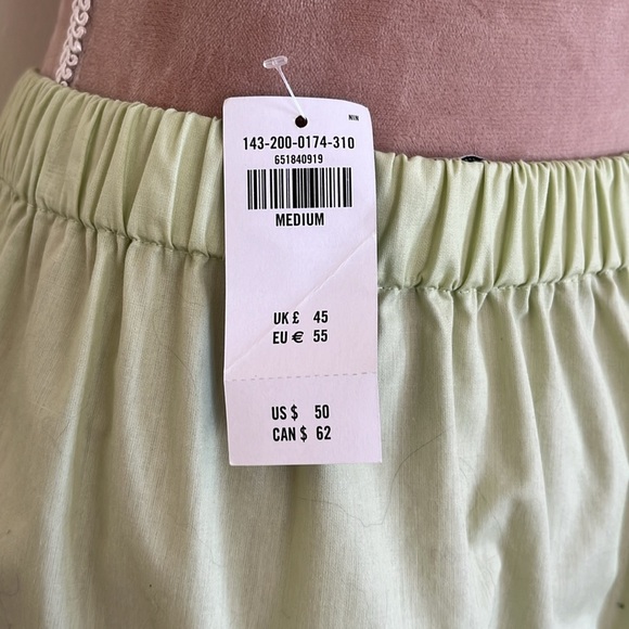 NWT Abercrombie Poplin Volume skirt, Sz M - Picture 3 of 7